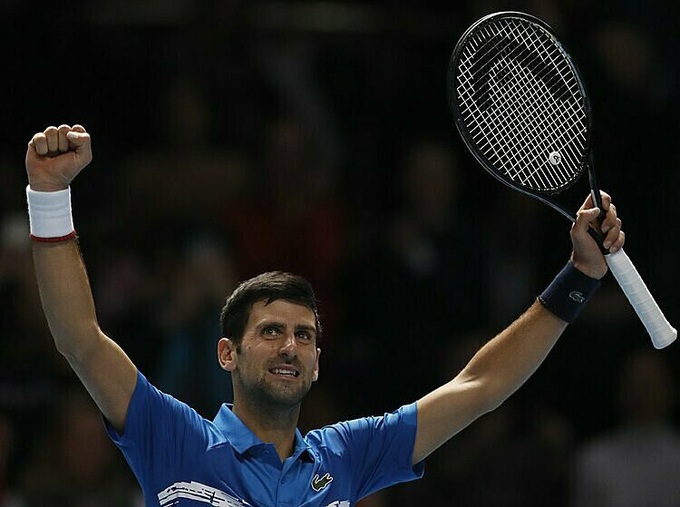 Djokovic thắng trận mở màn ATP Finals - Ảnh 1.