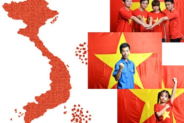 Nhiếp ảnh trẻ ghép bản đồ Việt Nam từ chân dung 1.500 người