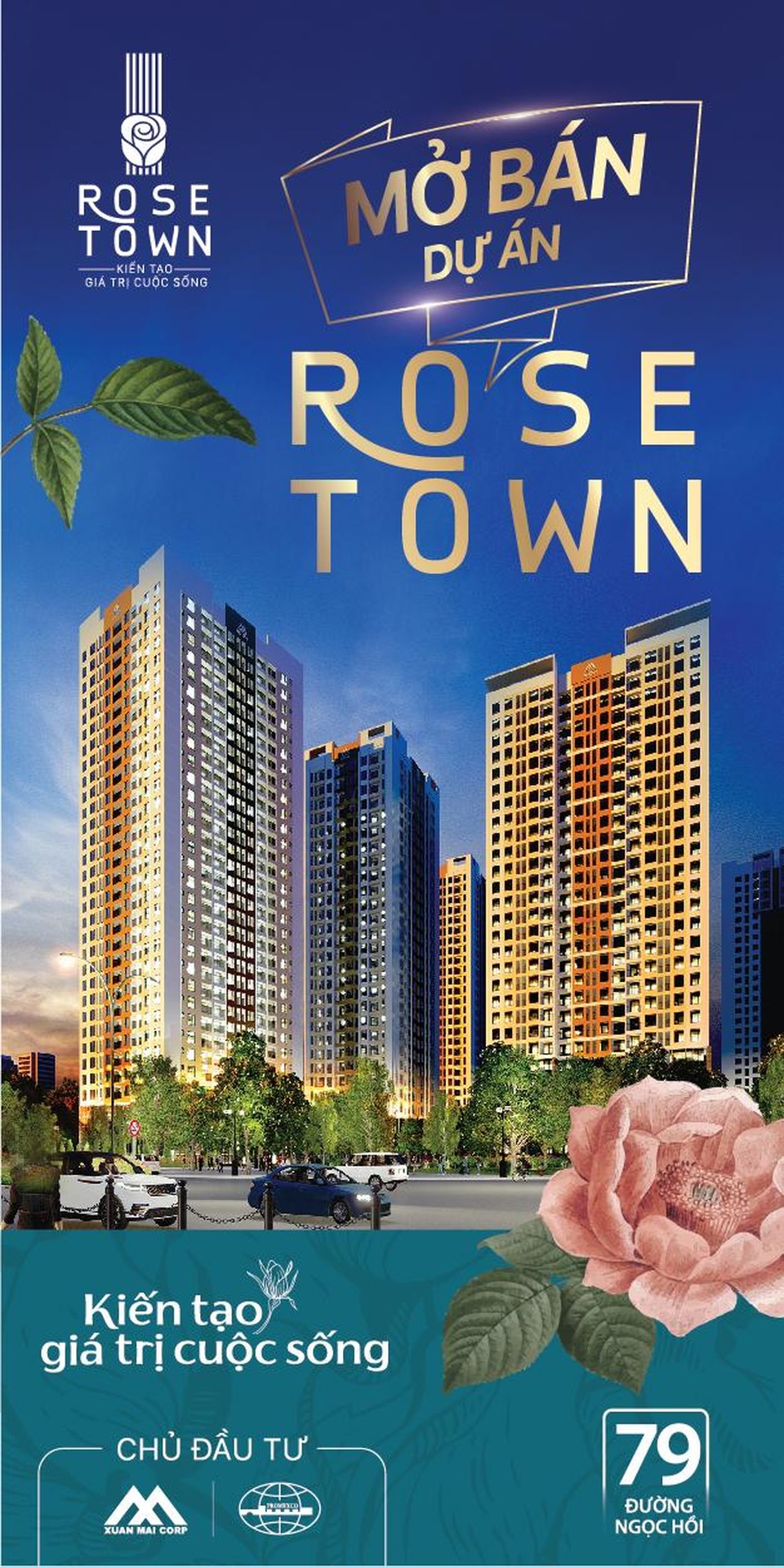 Chính thức mở bán Rose Town, dự án “ hot” khu vực Phía Nam Hà Nội - 3 Chính thức mở bán Rose Town, dự án “ hot” khu vực Phía Nam Hà Nội - 3