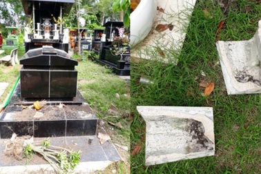 Hàng chục ngôi mộ bị đập phá: Sẽ khởi tố vụ án