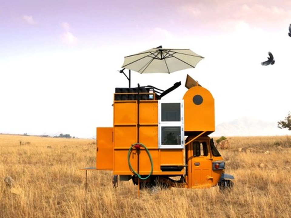 Khám phá nhà “xe kéo” siêu nhỏ tiện dụng - 1