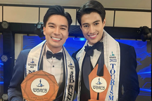 Quốc Trí giành Á vương 3 tại cuộc thi Nam vương Du lịch Thế giới 2023