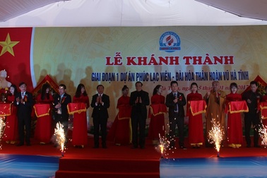 Khánh thành giai đoạn I dự án Phúc Lạc Viên - Đài hóa thân hoàn vũ