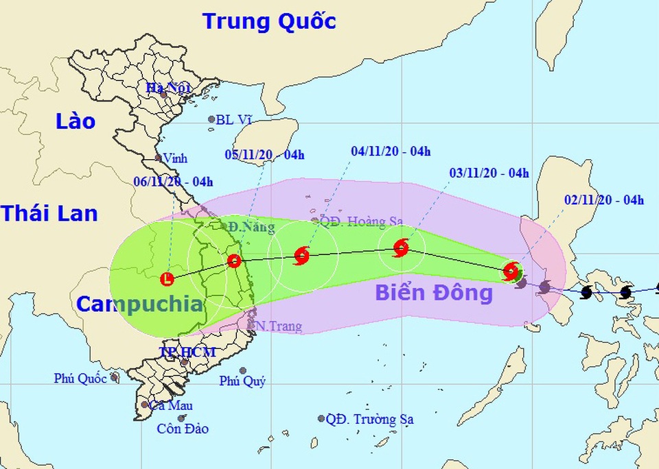Bão Goni đã vào Biển Đông - 1 Bão Goni đã vào Biển Đông - 1