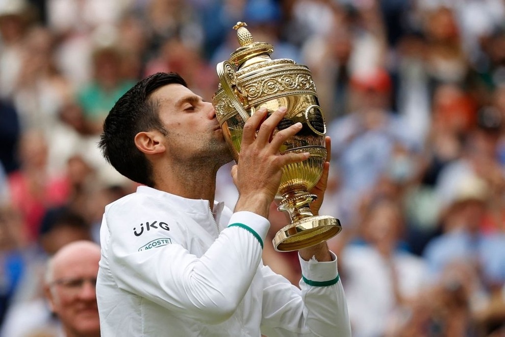 Djokovic lần thứ sáu vô địch Wimbledon, cán mốc 20 danh hiệu Grand Slam - 1 Djokovic lần thứ sáu vô địch Wimbledon, cán mốc 20 danh hiệu Grand Slam - 1