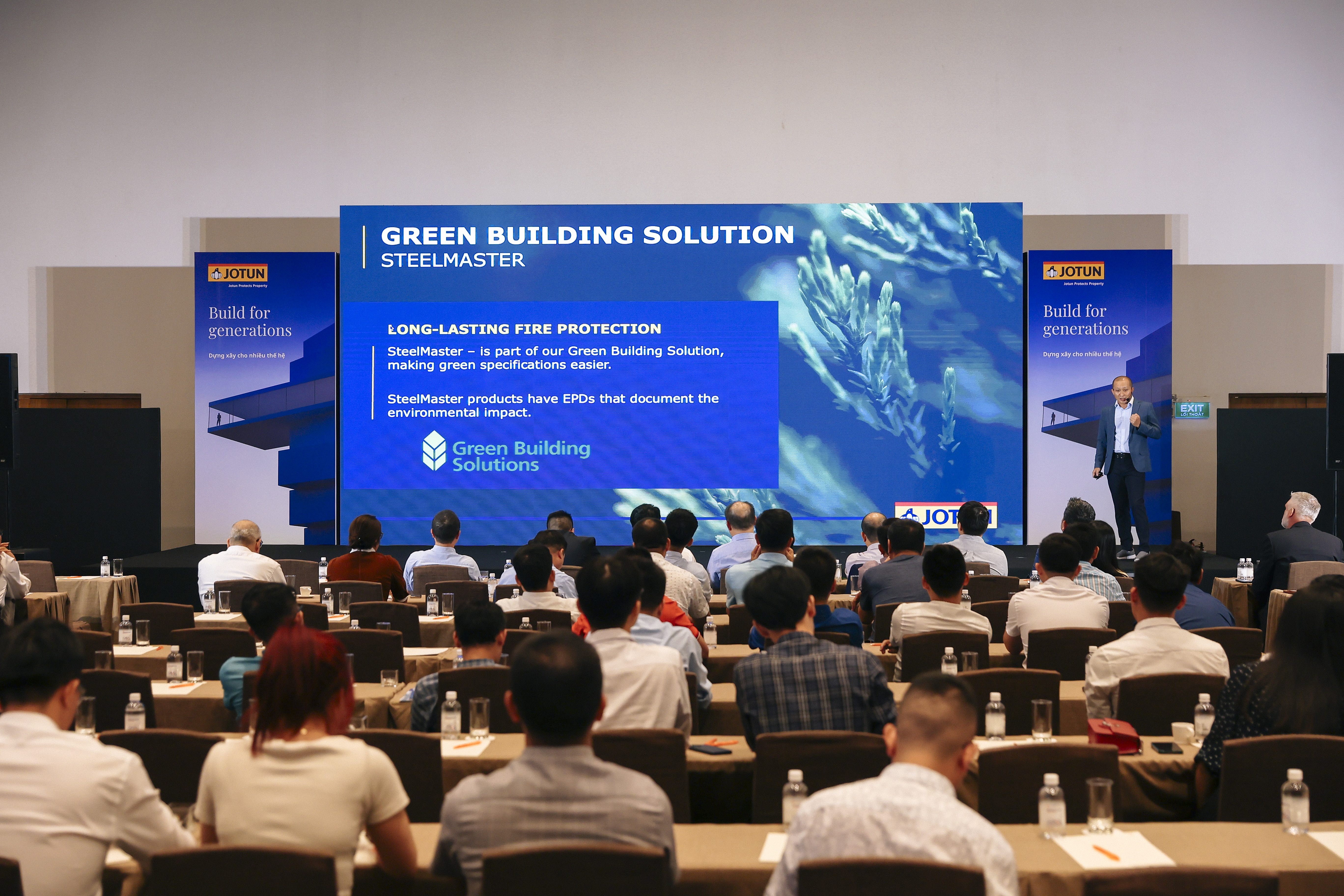 Jotun ណែនាំថ្នាំលាបការពារភ្លើង SteelMaster 1200WF នៅវៀតណាម - ២ Jotun giới thiệu sơn chống cháy SteelMaster 1200WF tại Việt Nam - 2