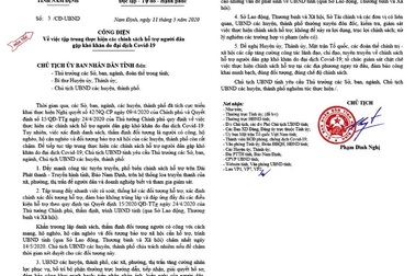 Nam Định yêu cầu đẩy nhanh việc rà soát, thống kê các đối tượng hỗ trợ