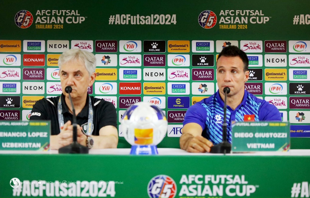 HLV Giustozzi: Tuyển futsal Việt Nam có niềm tin khi đối đầu Uzbekistan - 2 HLV Giustozzi: Tuyển futsal Việt Nam có niềm tin khi đối đầu Uzbekistan - 2
