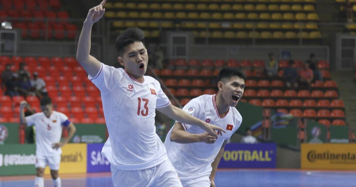 View - Đánh bại Trung Quốc, tuyển futsal Việt Nam rộng cửa vào tứ kết giải châu Á | Báo Dân trí