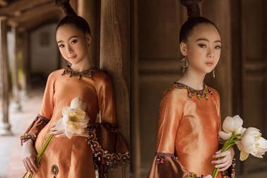 Bé gái Hà Nội xinh xắn, sở hữu thần thái chuẩn người mẫu