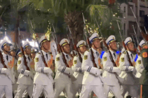 Toàn cảnh lễ tổng hợp luyện diễu binh, diễu hành lần 2