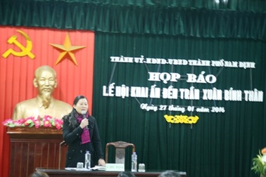 Lễ hội đền Trần 2016 sẽ phát ấn cho du khách sớm hơn năm trước