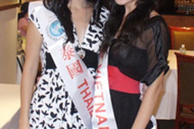 Ái Châu với những ngày đầu ở cuộc thi Hoa hậu Trẻ tuổi Quốc tế