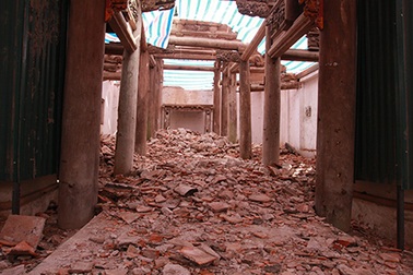 Hà Nội: Thảm thương di tích quốc gia bị trùng tu như phá