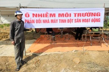 Vụ dân dựng lều canh ô nhiễm: Tỉnh gia hạn chót yêu cầu xử lý sai phạm