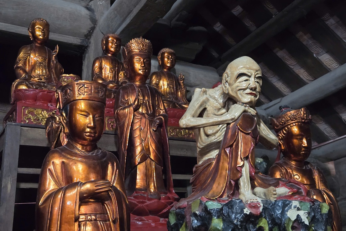 Cận cảnh bức tượng 400 năm tuổi đang làm hồ sơ Bảo vật quốc gia ở chùa Keo