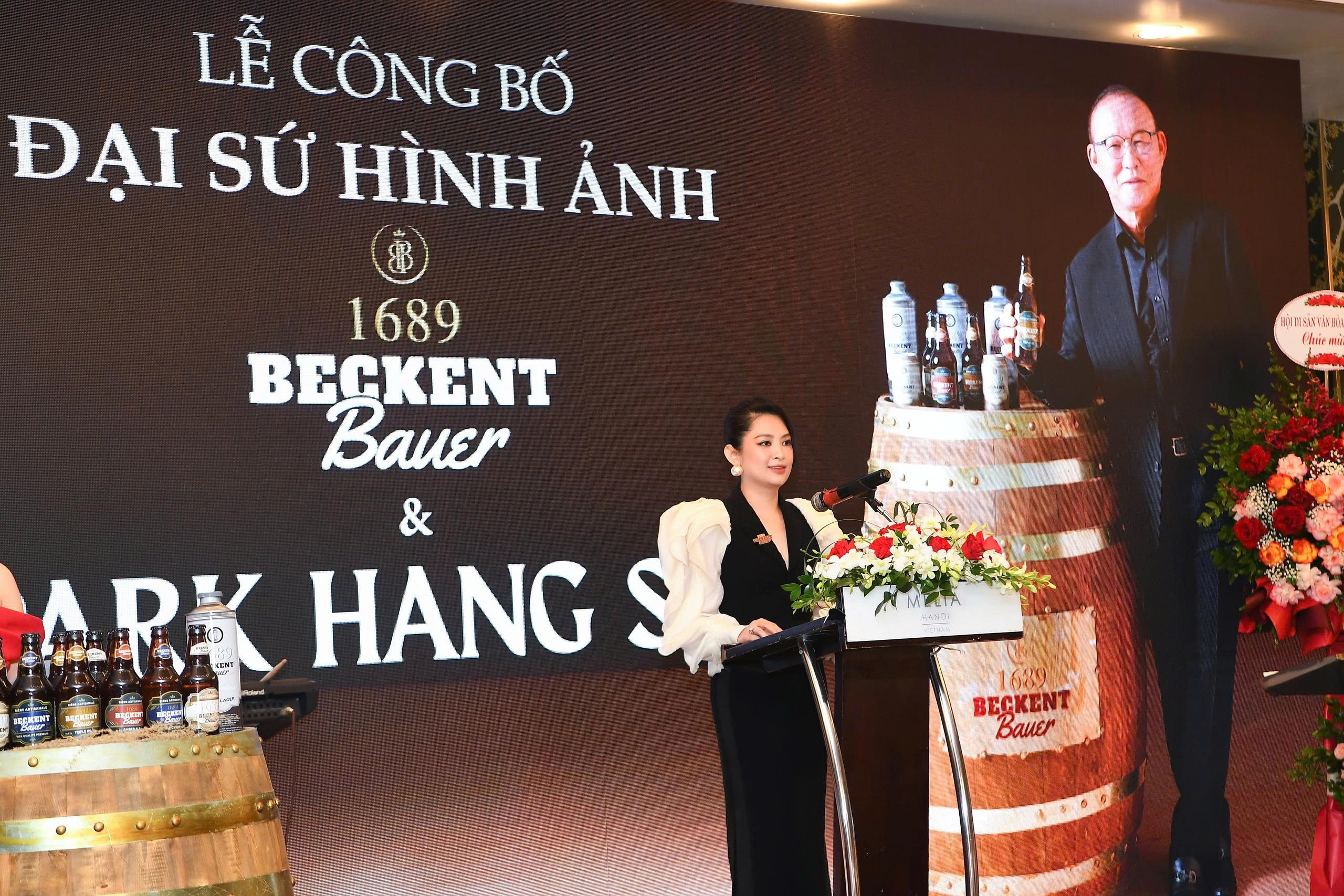 HLV Park Hang Seo trở thành đại sứ hình ảnh bia thủ công 1689 Beckent Bauer - 2
