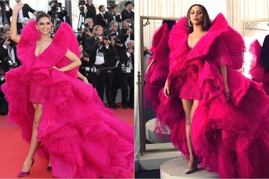 Beyonce đụng váy áo với minh tinh Bollywood