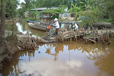ĐBSCL: Nước mặn xâm nhập đến 70 km
