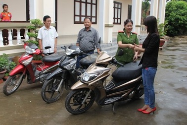 Mất xe 3 tháng lại tìm được về