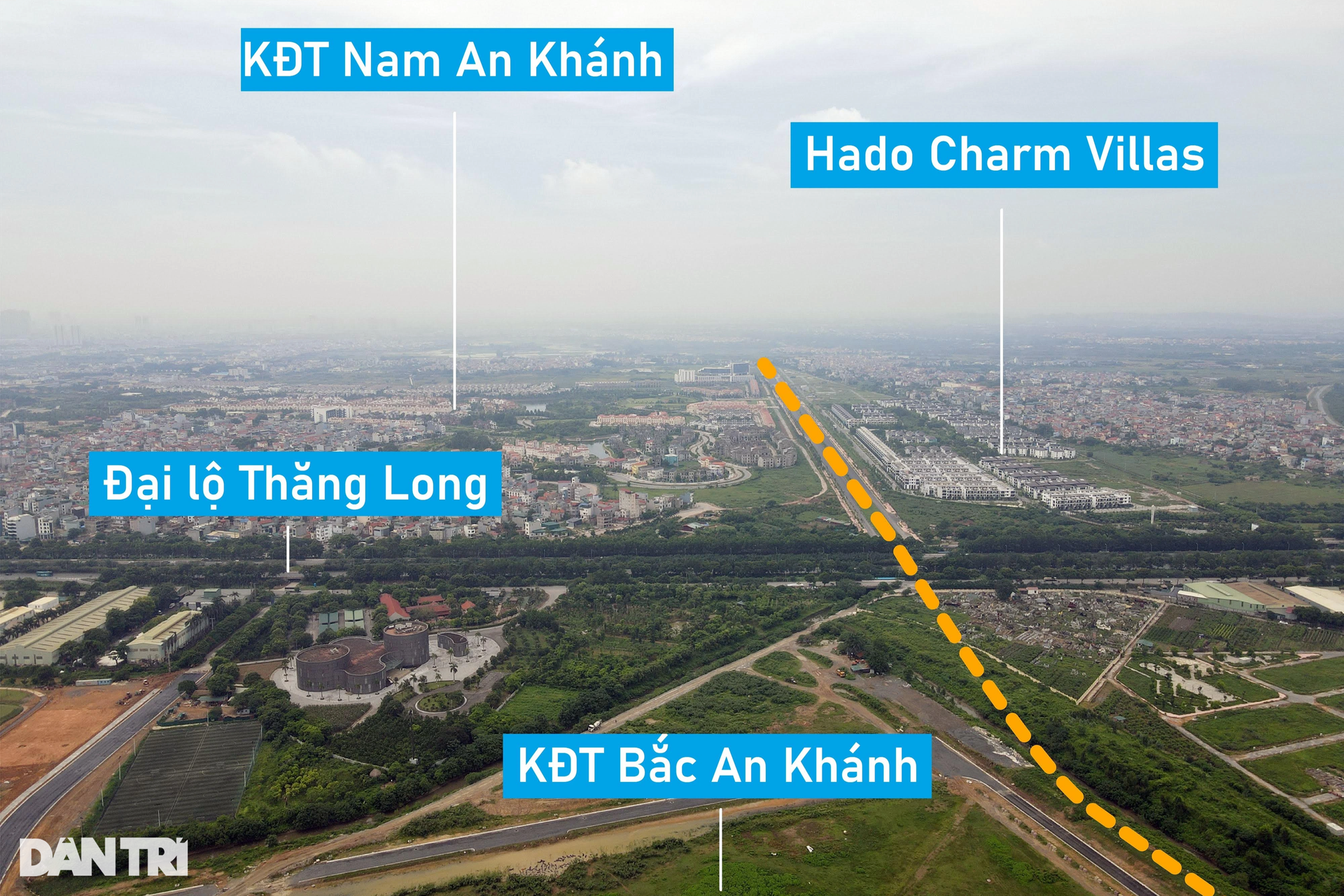 Những tuyến đường quy hoạch qua khu đô thị Nam An Khánh - 2 Những tuyến đường quy hoạch qua khu đô thị Nam An Khánh - 2