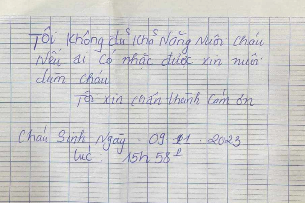 Bé gái bị bỏ rơi gần bãi rác với lời nhắn ai nhặt được xin nuôi dùm - 2 Bé gái bị bỏ rơi gần bãi rác với lời nhắn ai nhặt được xin nuôi dùm - 2