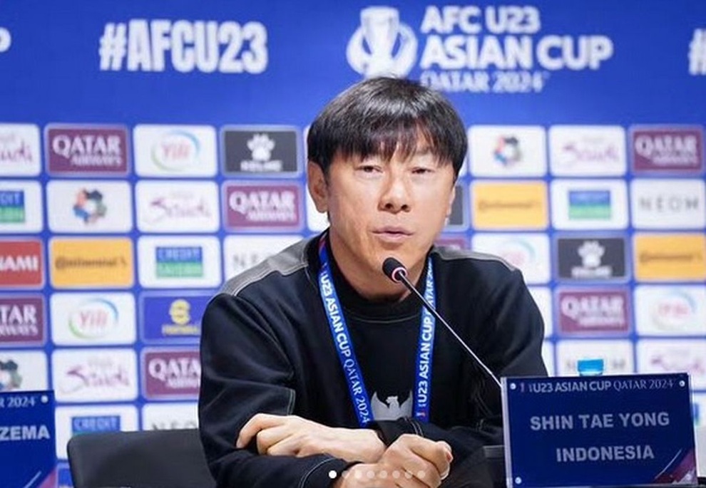 HLV Shin Tae Yong tố trọng tài xử ép U23 Indonesia - 1 HLV Shin Tae Yong tố trọng tài xử ép U23 Indonesia - 1