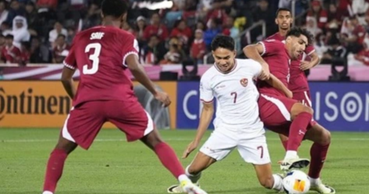 Báo giới Indonesia phẫn nộ vì trọng tài có nhiều quyết định thiên vị cho U23 Qatar (Ảnh: Detik).