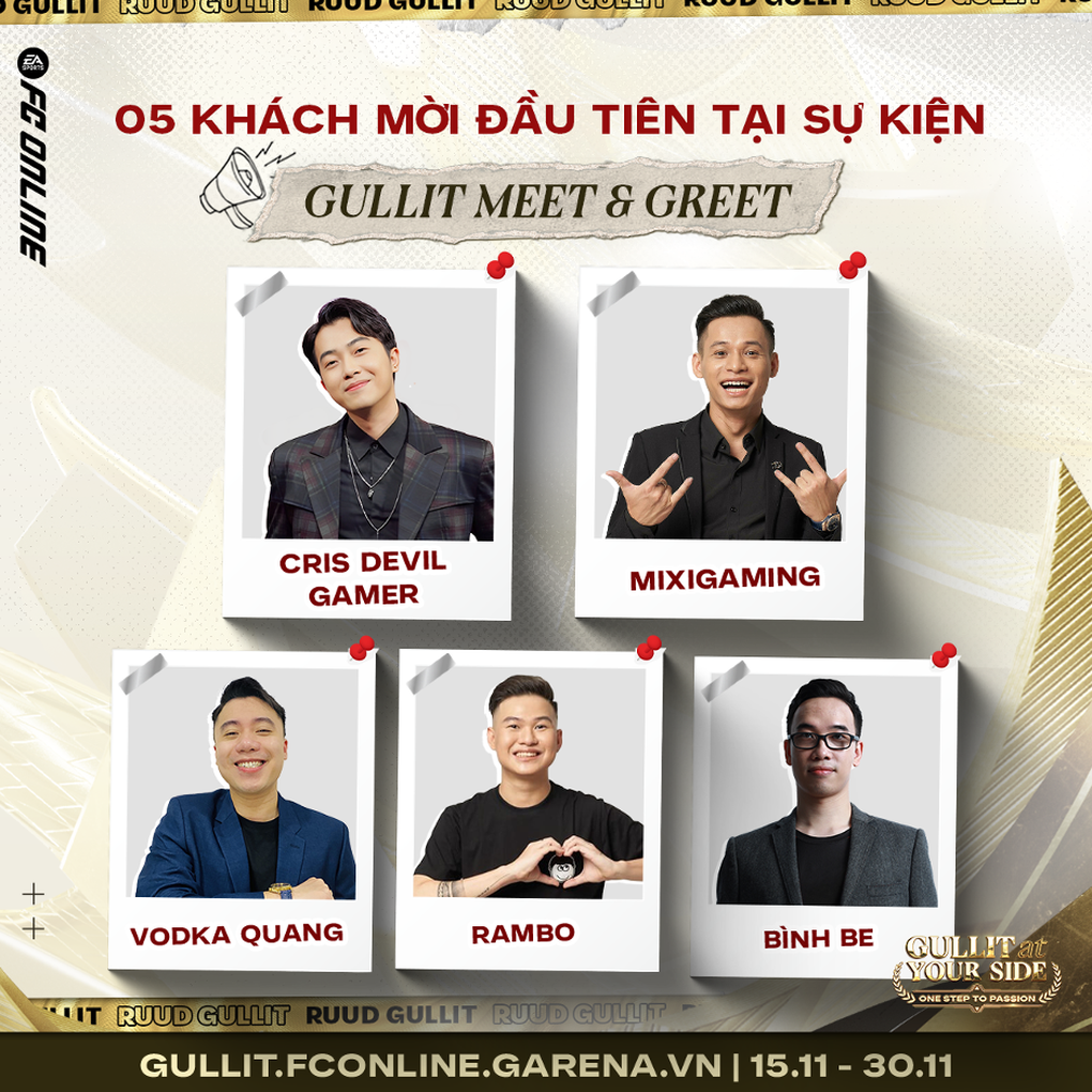 Huyền thoại bóng đá Ruud Gullit giao lưu cùng người hâm mộ tại sự kiện FC Online - 3 Huyền thoại bóng đá Ruud Gullit giao lưu cùng người hâm mộ tại sự kiện FC Online - 3