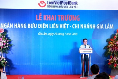 LienVietPostBank khai trương chi nhánh Gia Lâm