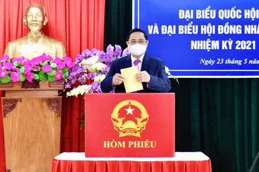 Thủ tướng Phạm Minh Chính thực hiện quyền công dân tại Cần Thơ