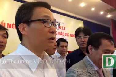 Phó Thủ tướng Vũ Đức Đam “gỡ” nỗi lo cho các trường nghề