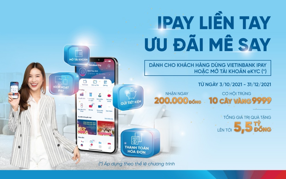 VietinBank phát triển nhiều tiện ích và ưu đãi cho khách hàng sử dụng dịch vụ Ngân hàng số - 2 VietinBank phát triển nhiều tiện ích và ưu đãi cho khách hàng sử dụng dịch vụ Ngân hàng số - 2