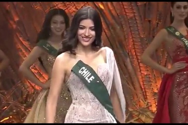 Antonia Figueroa dự thi Hoa hậu Trái đất