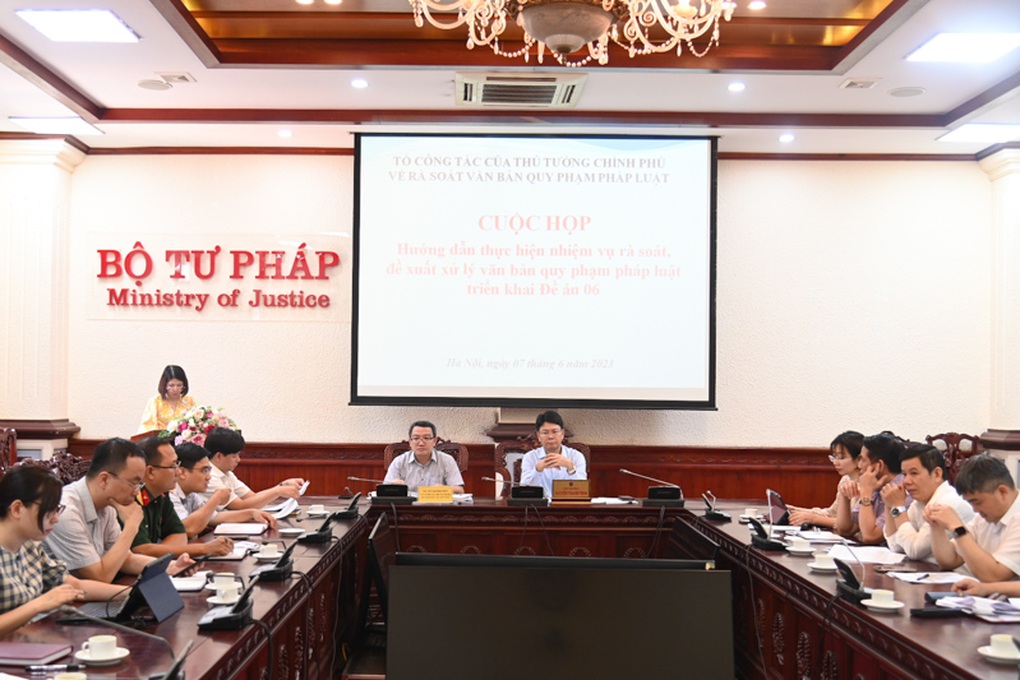 Bộ Tư pháp thử nghiệm dùng AI rà soát văn bản quy phạm pháp luật - 2 Bộ Tư pháp thử nghiệm dùng AI rà soát văn bản quy phạm pháp luật - 2