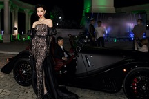 Cận cảnh dàn siêu xe đưa đón Thùy Tiên, Đỗ Mỹ Linh và loạt hoa hậu