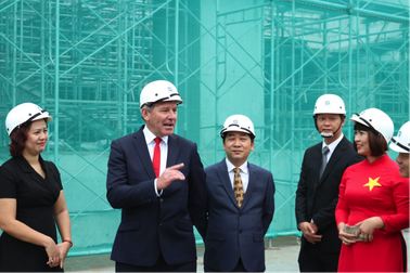 Huyền thoại Manchester United thăm quan dự án King Palace