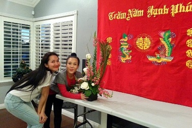 Hình ảnh Kim Hiền chuẩn bị lễ cưới ở Mỹ