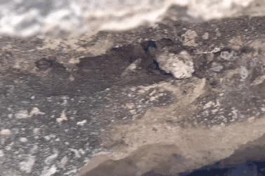 Cận cảnh bờ kè sụp lún sâu gần cả mét ở bờ sông Bạc Liêu - Cà Mau