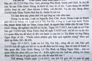 Những bất thường xung quanh 1 vụ án chiếm đoạt tiền bán xe máy