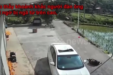 Người đàn ông thoát chết may mắn sau cú ngã từ trên cao