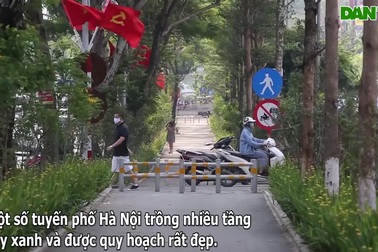 Những tuyến đường đẹp xanh của Hà Nội