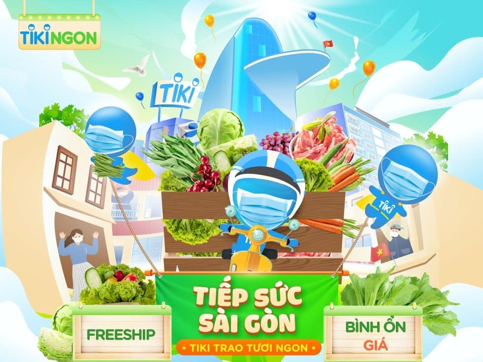Tiki tiếp sức Sài Gòn, cung ứng nguồn thực phẩm giá bình ổn - 1 Tiki tiếp sức Sài Gòn, cung ứng nguồn thực phẩm giá bình ổn - 1