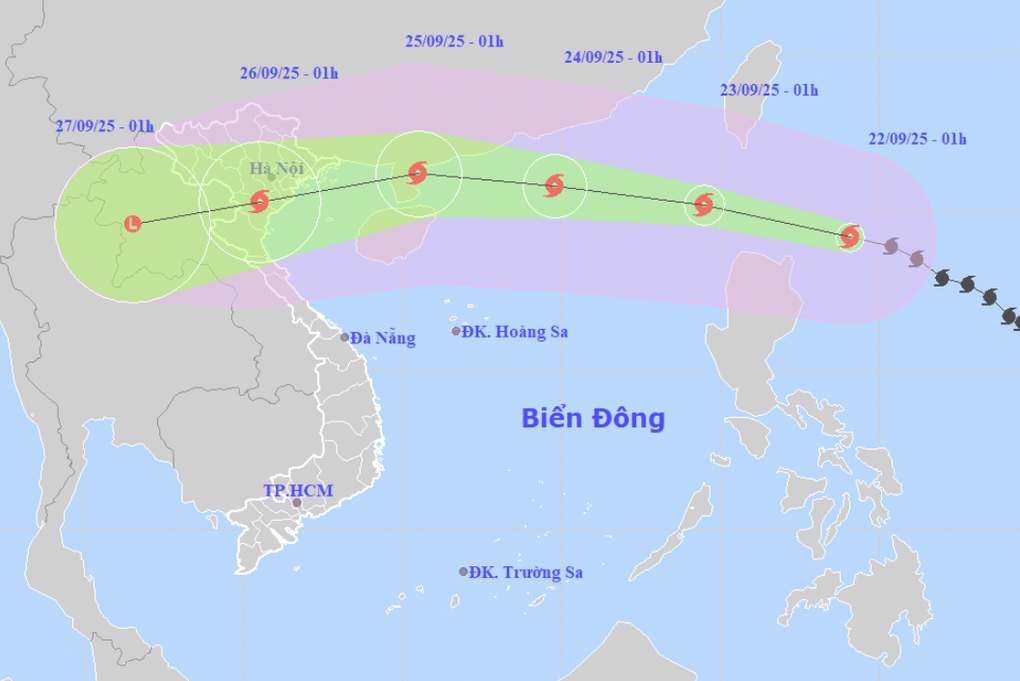 Những khu vực nào của nước ta có thể chịu ảnh hưởng của siêu bão Ragasa? - 1 Những khu vực nào của nước ta có thể chịu ảnh hưởng của siêu bão Ragasa? - 1