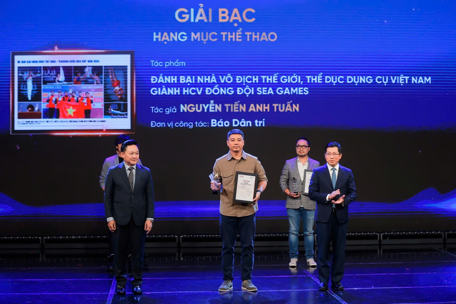 Báo Dân trí đoạt giải Vàng, Bạc 