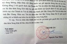 Bắc Giang: Bác đơn kiện lãnh đạo thành phố, 2 cấp tòa liên tiếp bị khiếu nại