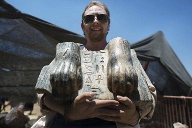 Bất ngờ tìm thấy tượng nhân sư Ai Cập ở Israel