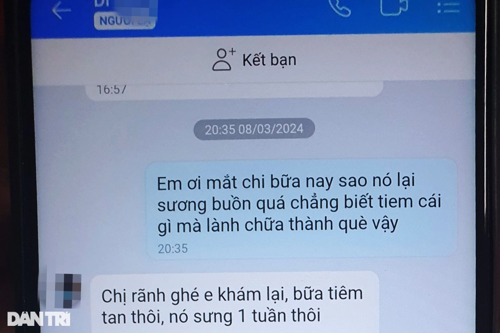 Đi tiêm tan filler ở thẩm mỹ viện: Cẩn thận lành thành què - 2 Đi tiêm tan filler ở thẩm mỹ viện: Cẩn thận lành thành què - 2