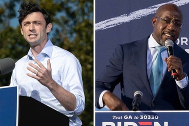 Đảng Dân chủ thắng cả 2 ghế thượng viện ở Georgia, kiểm soát quốc hội Mỹ