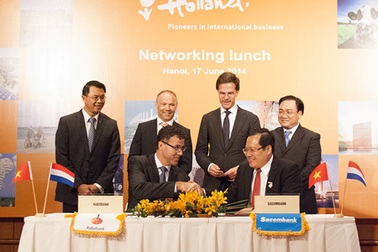 Rabobank và Sacombank “bắt tay” phát triển lĩnh vực thực phẩm và nông nghiệp
